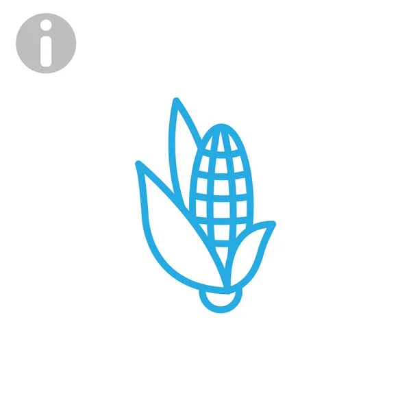 Corn cob icon — Stock Vector