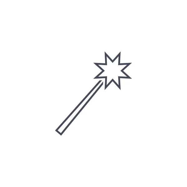 stock vector Magic wand icon 
