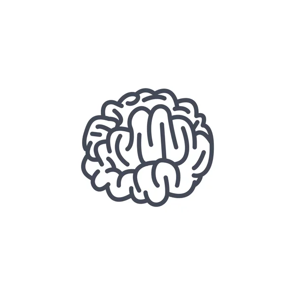 Cerebro icono web — Vector de stock