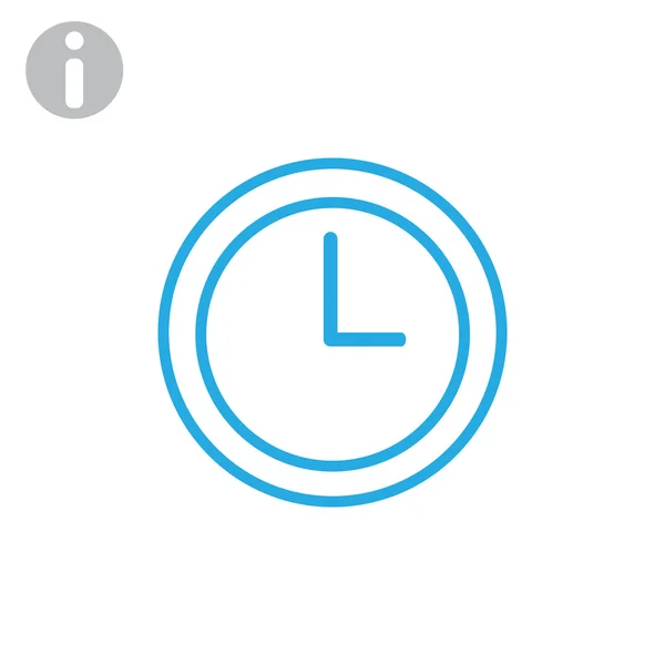 Reloj de tiempo icono — Vector de stock