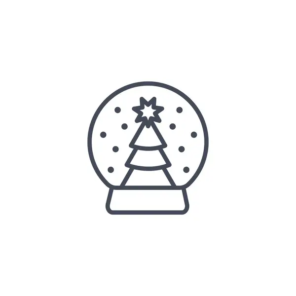 Christmas tree icon — Stock Vector