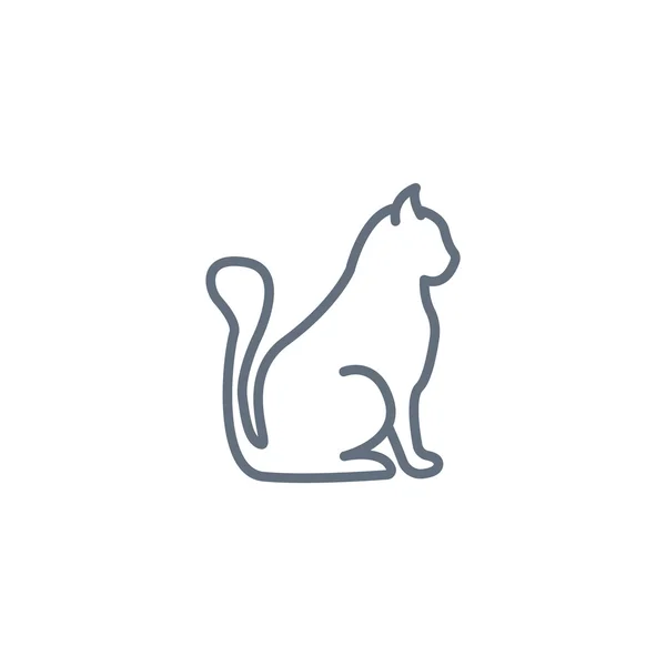 Иконка Интернет кошка — стоковый вектор