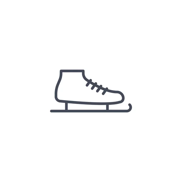 El icono de los patines — Vector de stock