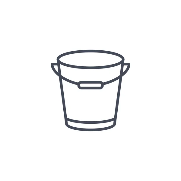 Иконка bucket web — стоковый вектор