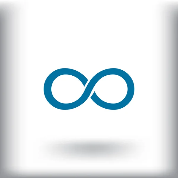 Signo abstracto infinito Icono — Vector de stock