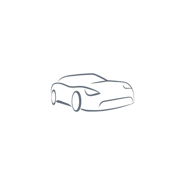 Icono web del coche — Vector de stock