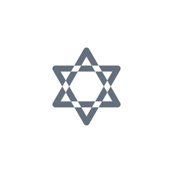 Star of David icon. — Stock Vector