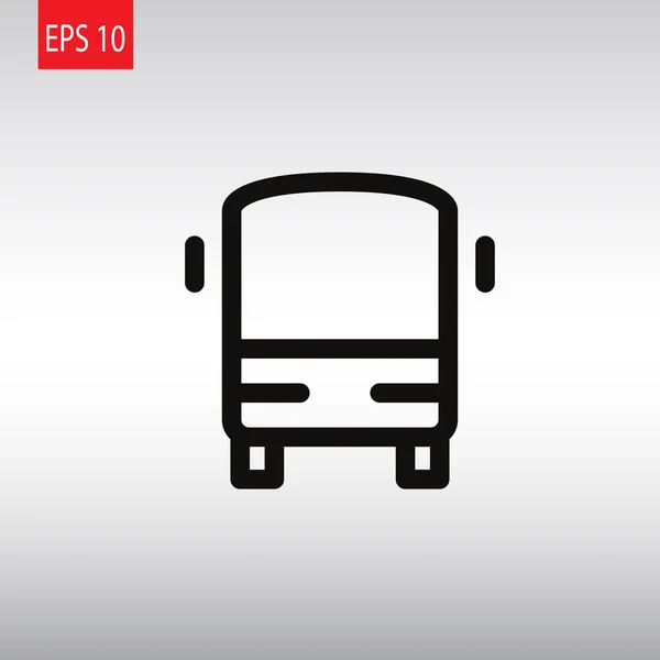 Bus vervoer pictogram — Stockvector
