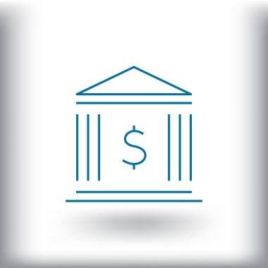 banka binası simgesi