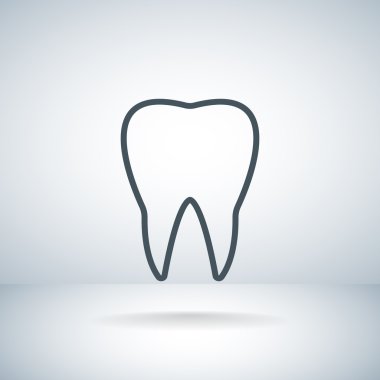 çizgi film diş simgesi