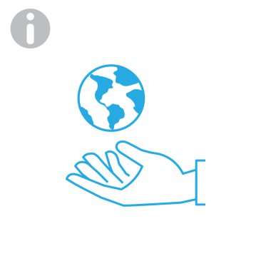 Dünya gezegeni koruma simgesi