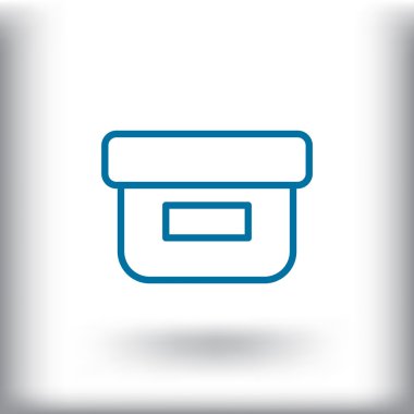 yiyecek kabı simgesi