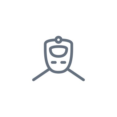 Tren ulaşım simgesi.