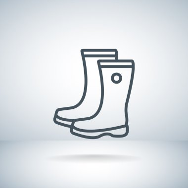 lastik çizmeler simgesinin