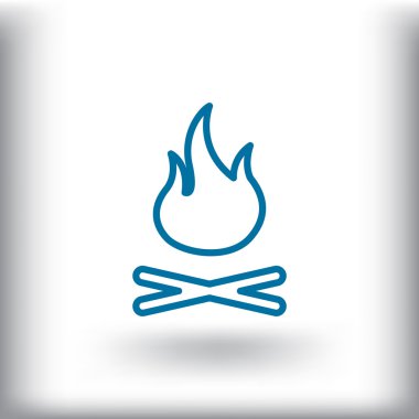 Yangın alevleri simgesi