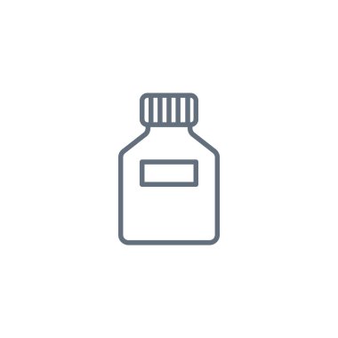 sıvı simge için cam şişe