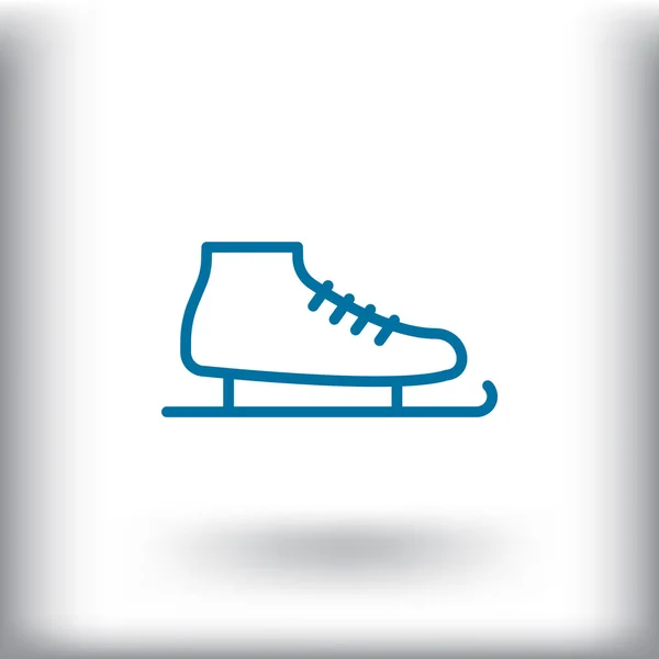 Symbole de patinage artistique . — Image vectorielle