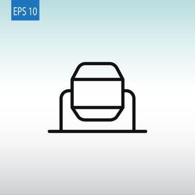 Beton karıştırıcı simgesini