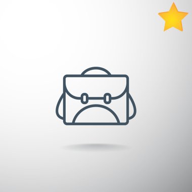 okul çantası simgesi