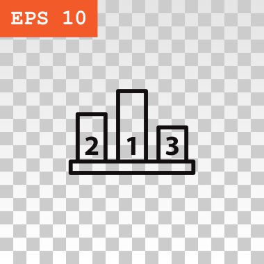 Şampiyon podyum simgesi