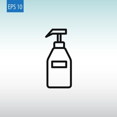 Jel, köpük veya sıvı sabun simgesi