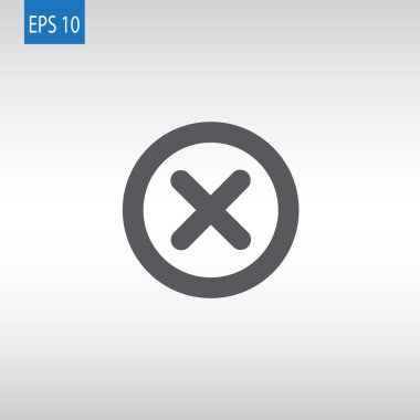 Yanlış işareti web simgesi