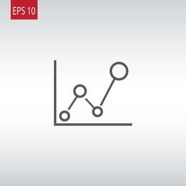 iş grafik diyagramı simgesi