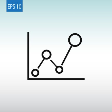 iş grafik diyagramı simgesi