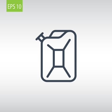 Bidon benzin simgesi