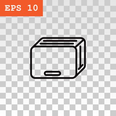 mutfak ekmek kızartma makinesi simgesini