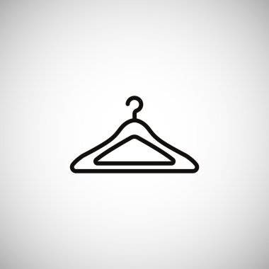 Askı elbise simgesi