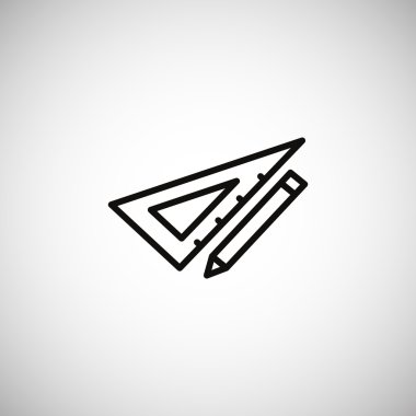 kalem ve cetvel simgesi 