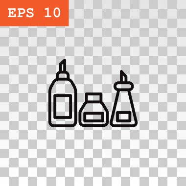 mutfak şişe set simgesi