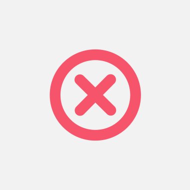 Yanlış işareti web simgesi