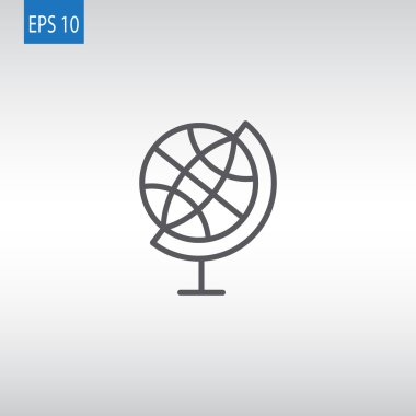 Coğrafya küre simgesi