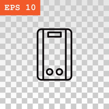 Elektrikli su kazan simgesi