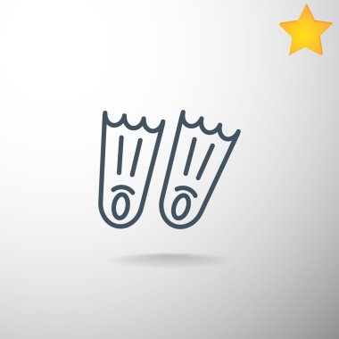 Yüzme, Dalış palet simgesi