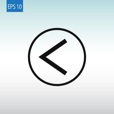 önceki, geri ok simgesi