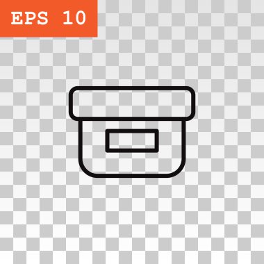 yiyecek kabı simgesi