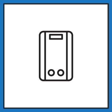 Elektrikli su kazan simgesi