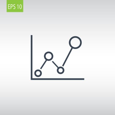 iş grafik diyagramı simgesi