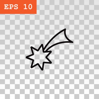 Noel yıldızı simge. 