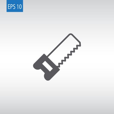 demir testeresi aracı simgesini