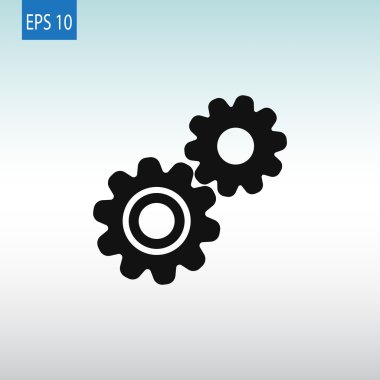 dişli tekerlek mekanizması simgesi