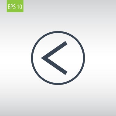 önceki, geri ok simgesi