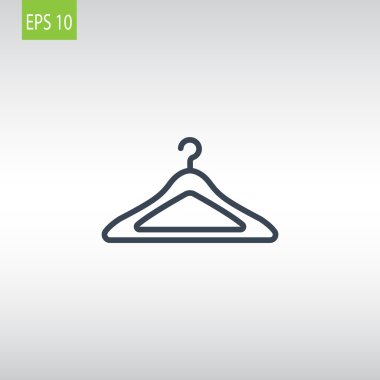 Askı elbise simgesi