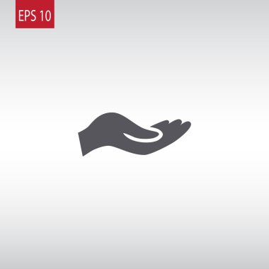 Sadaka web simgesi vermek.