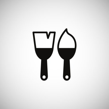 Boya fırçaları aracı simgesini