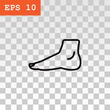 İnsan ayağı simgesi 