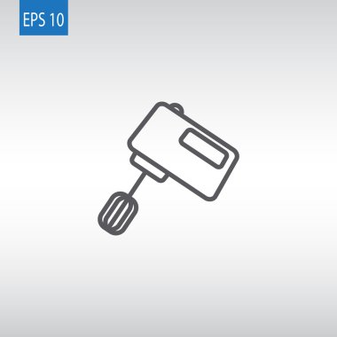 Mutfak karıştırıcı simgesi